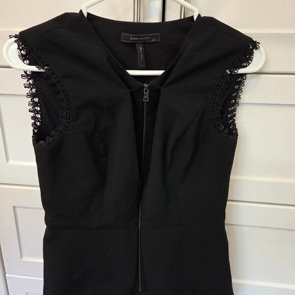 BCBG MAX AZRIA Zippered Black Sleeveless Top from set of Lost Girl TV show - Picture 2 of 6